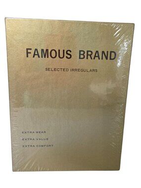 Vtg Famous Brand Cantrece Stockings 3 Pair Size 4 Fits 11-12 Belgetone Irregular